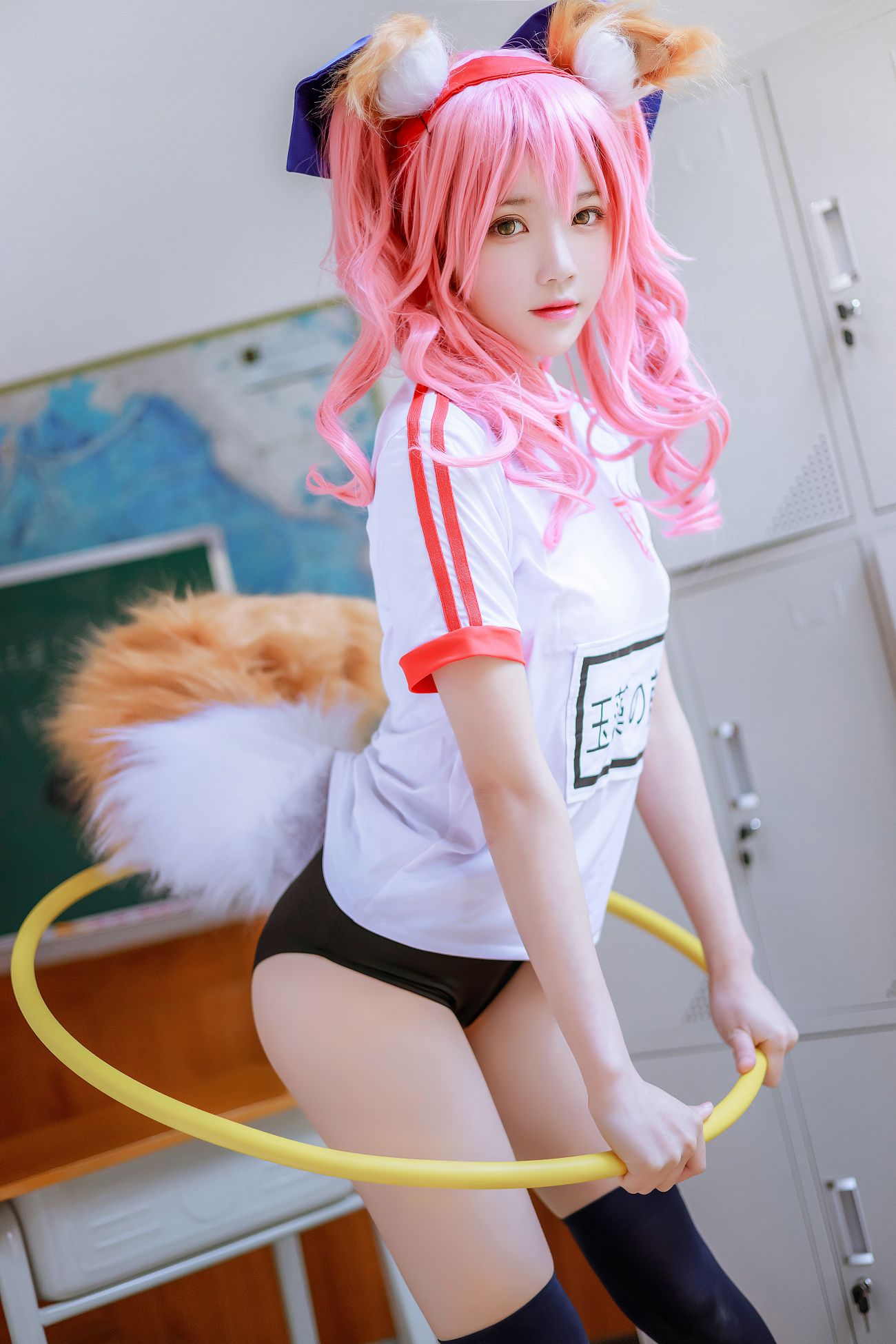 桜桃喵 玉藻前体操服-COS世界