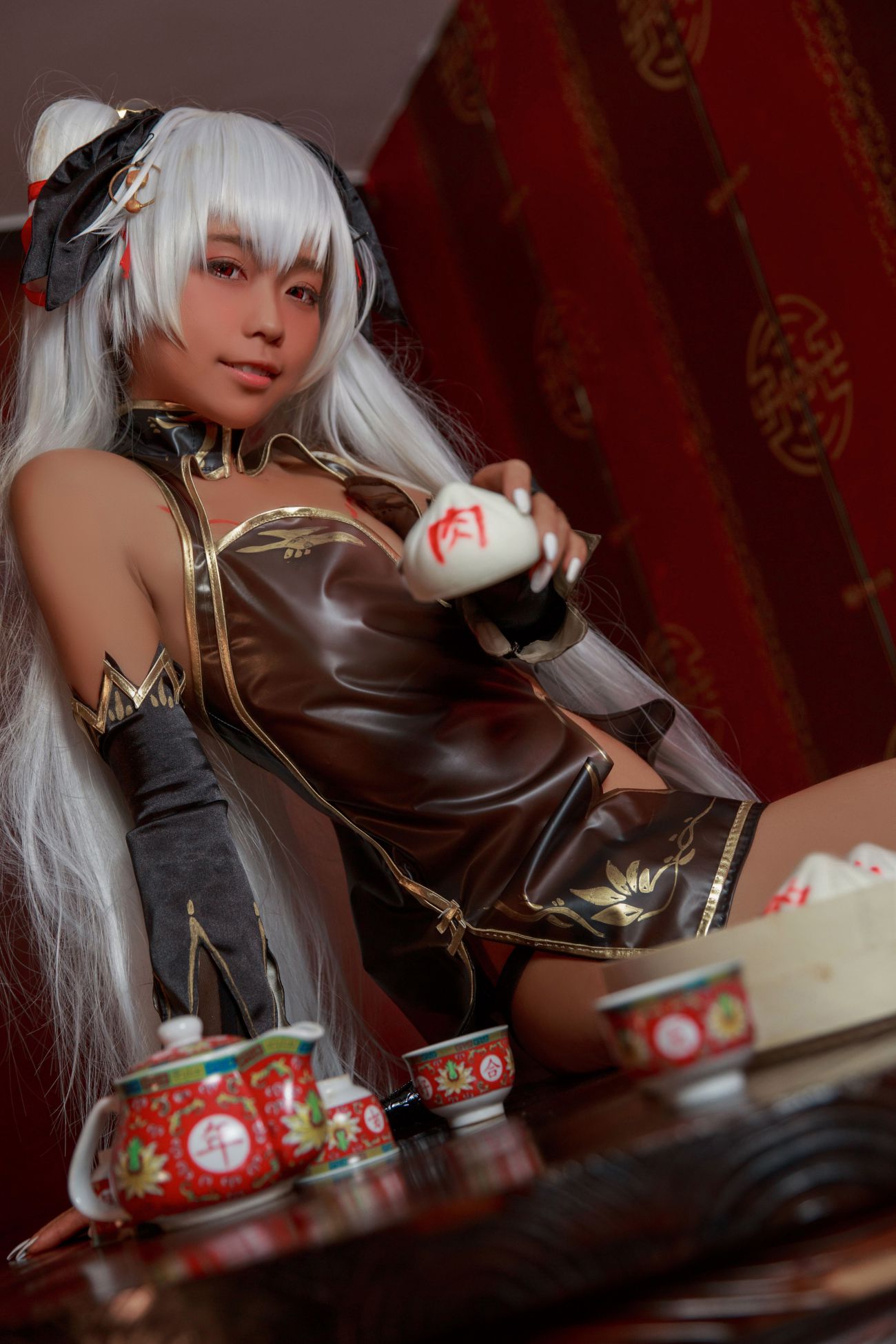 图片[5]-G44不会受伤 褐色旗袍娘-COS世界