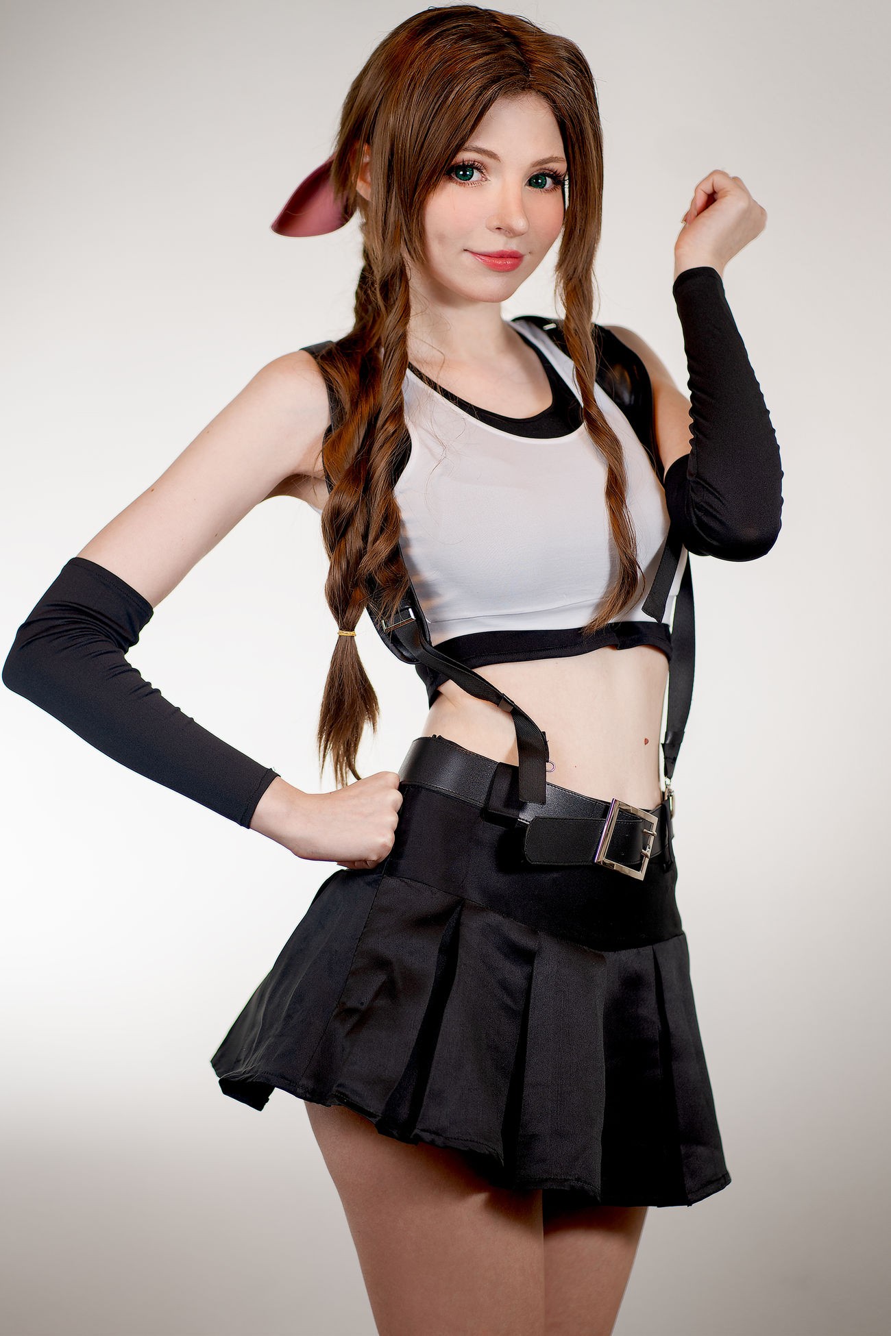 Peach milky Aerith Tifa Swap-COS世界