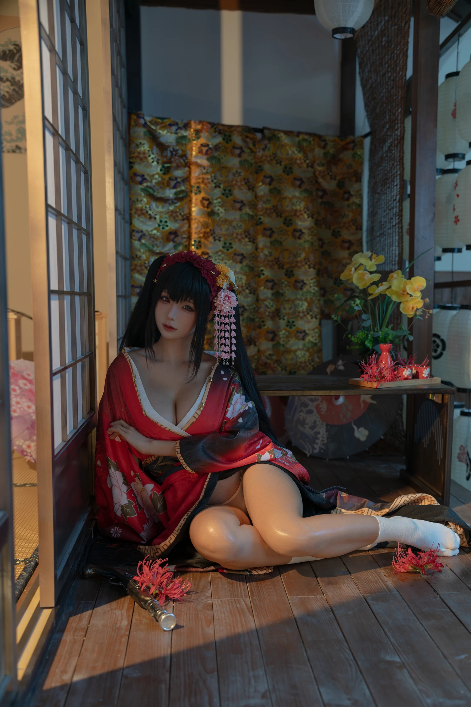 动漫博主蠢沫沫 狂三和服-COS世界