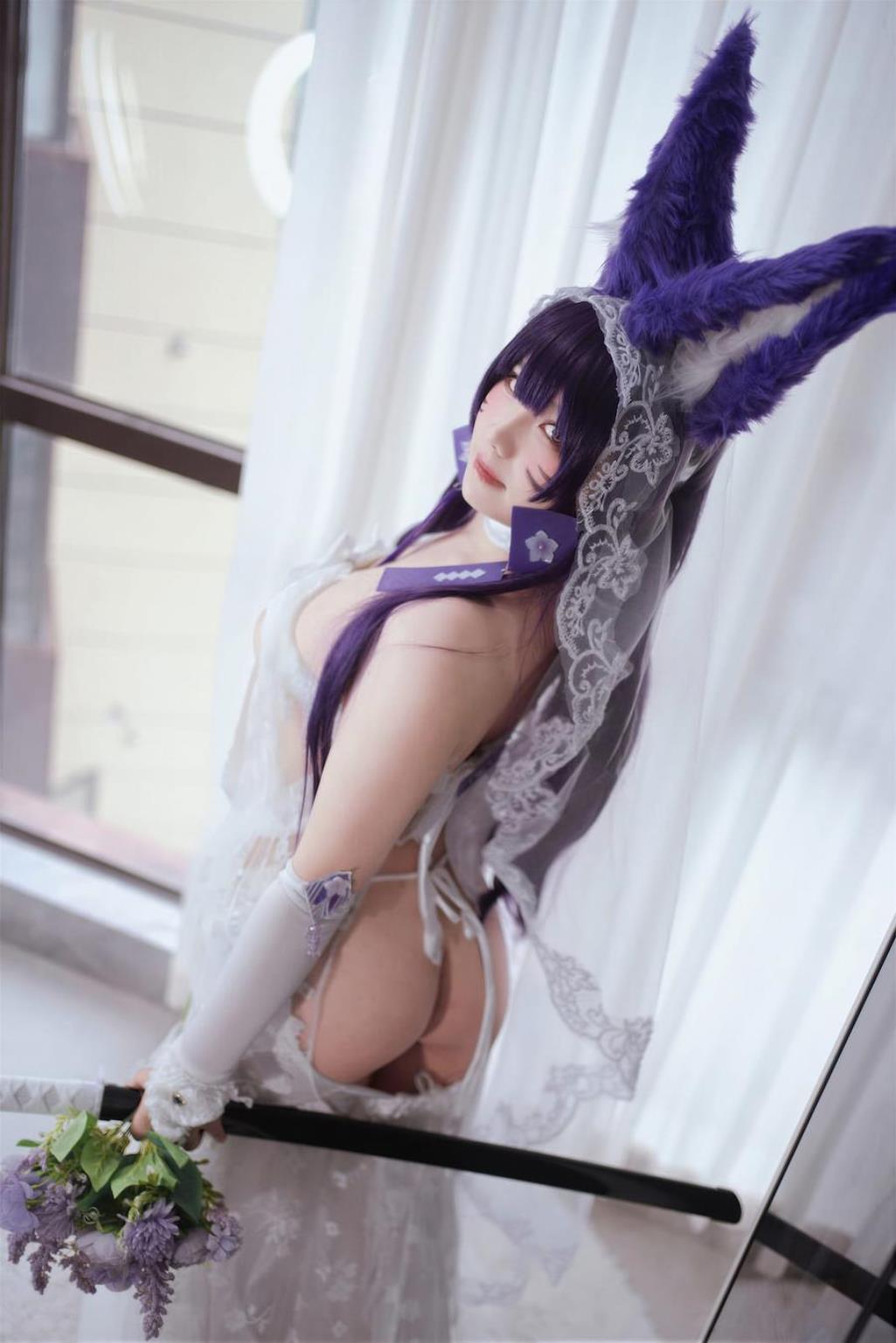 图片[4]-No.076 – 碧蓝航线 武藏 婚纱 75P-COS世界