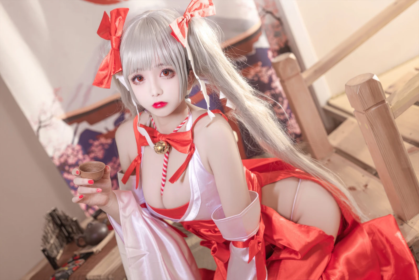 图片[4]-日奈娇碧蓝航线 可畏巫女-COS世界