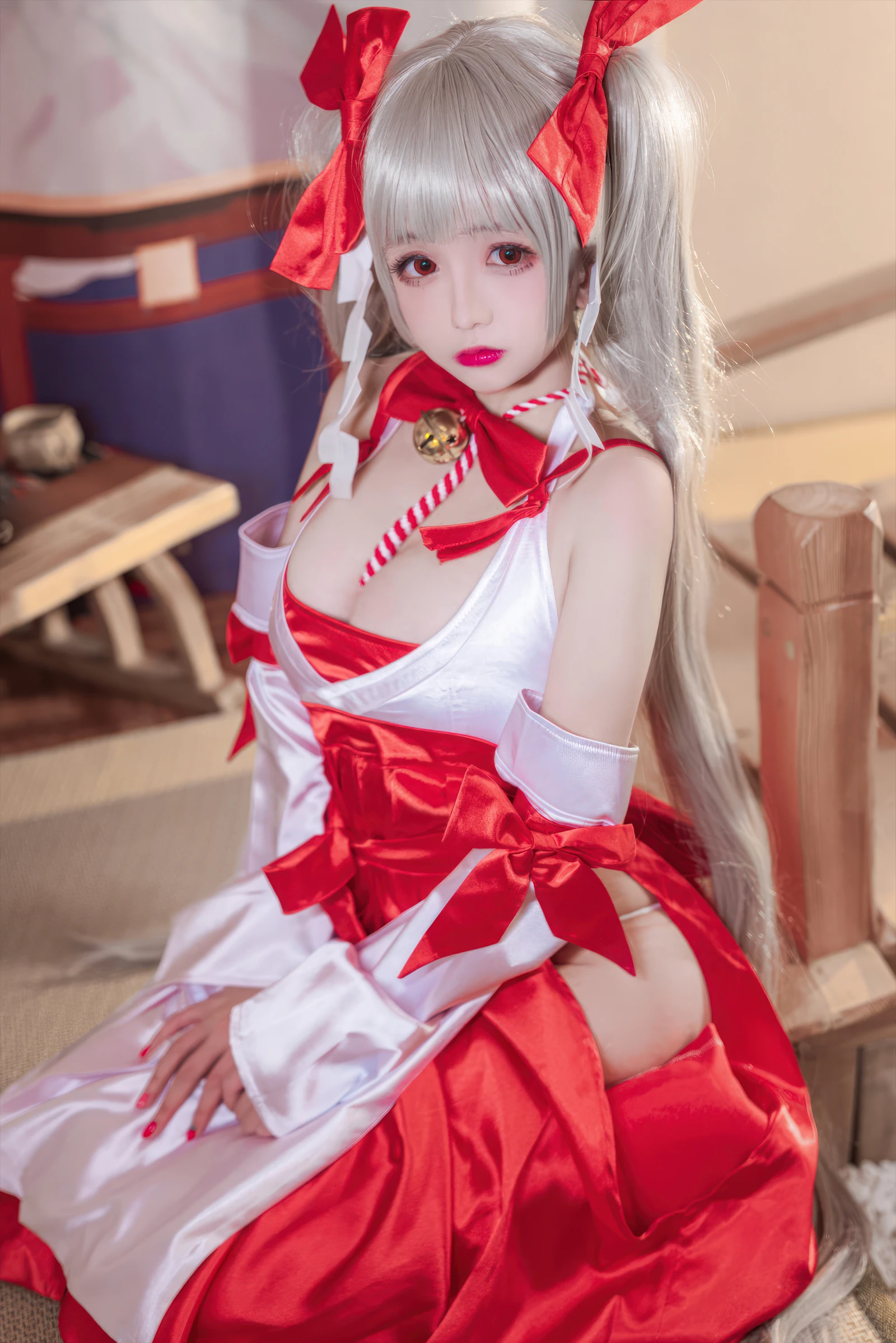 图片[2]-日奈娇碧蓝航线 可畏巫女-COS世界