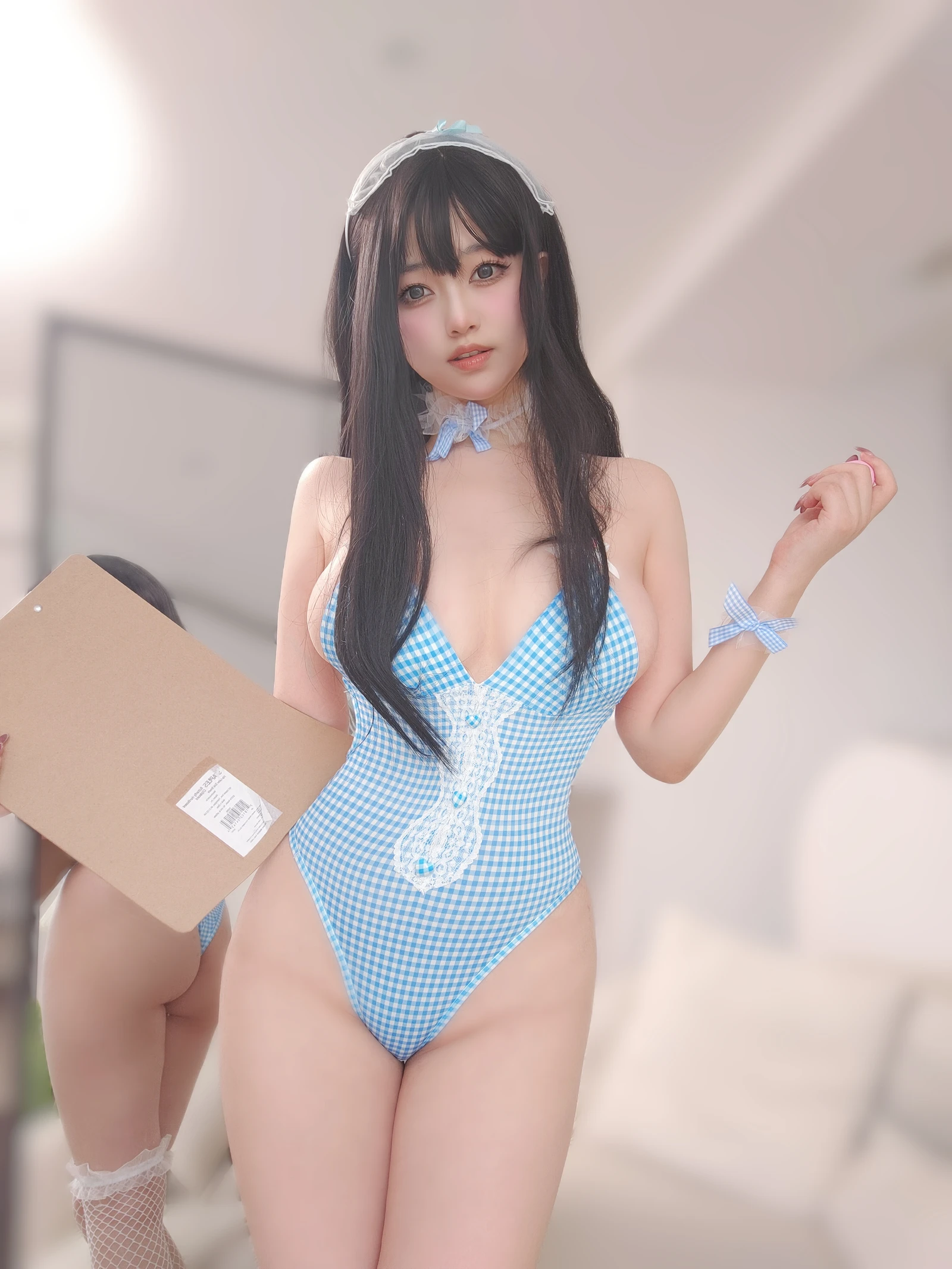 图片[6]-蓝色泳装女仆-COS世界